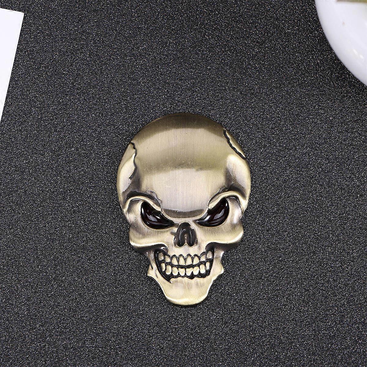 Creative Skull Metal Auto Emblem for Car Decoration 1Pcs