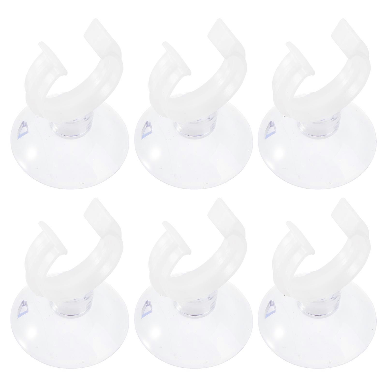 Fish Tank Pipe Clips Aquarium Accessories Multi-Function Pipe Clamp 6Pcs