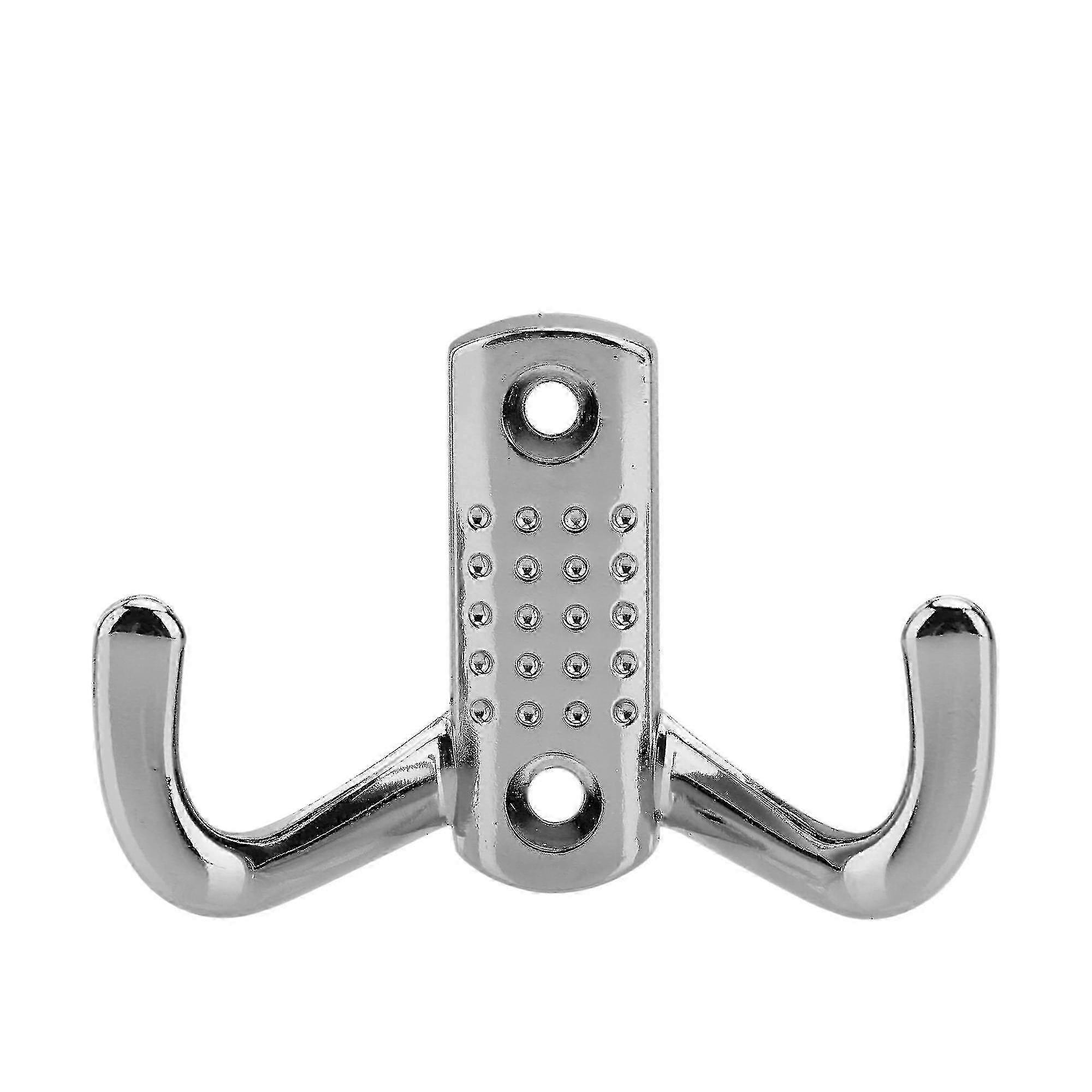 2026 Double Coat Hook - Short Design(2pcs,silver) WHbyv