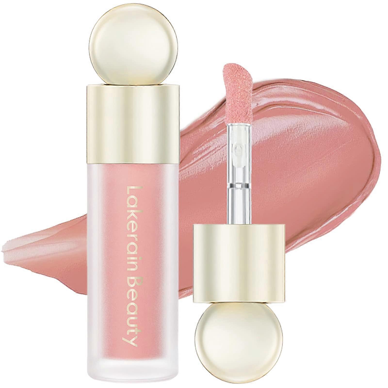 Waterproof Liquid Blush Stick Long Lasting Matte Cream Multi Use for Cheeks Lips Eyes 1#