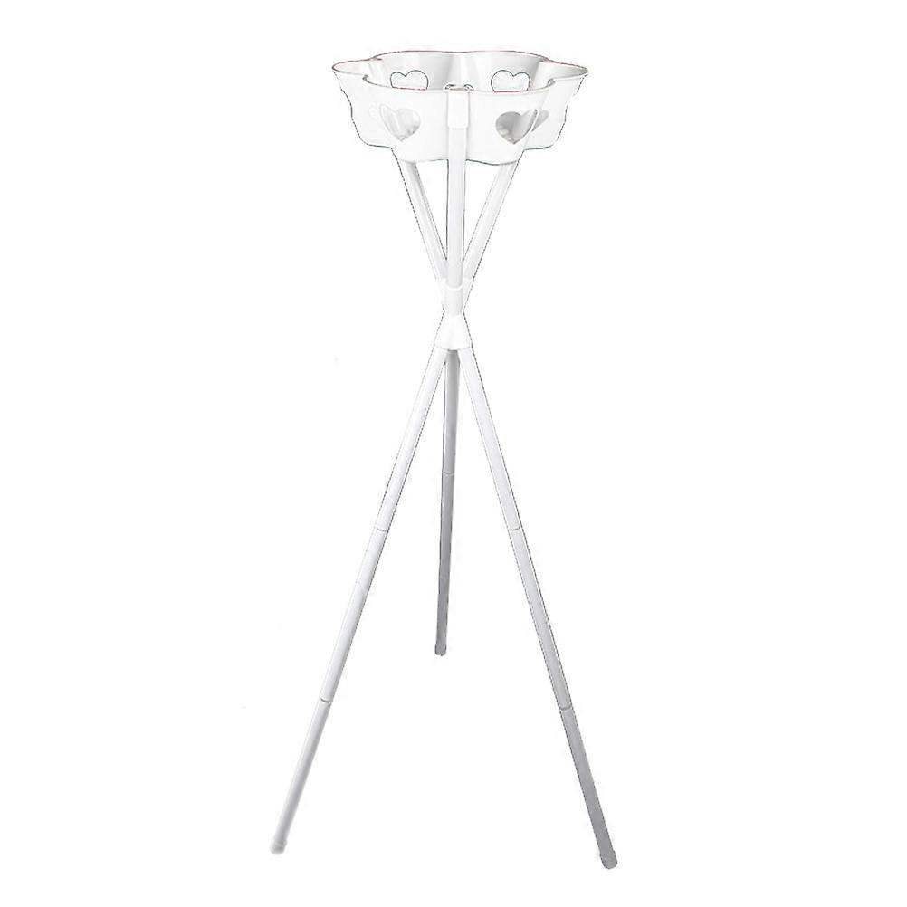 Plastic Flower Rack for Wedding Use Including 1Pcs White Decorative Holder