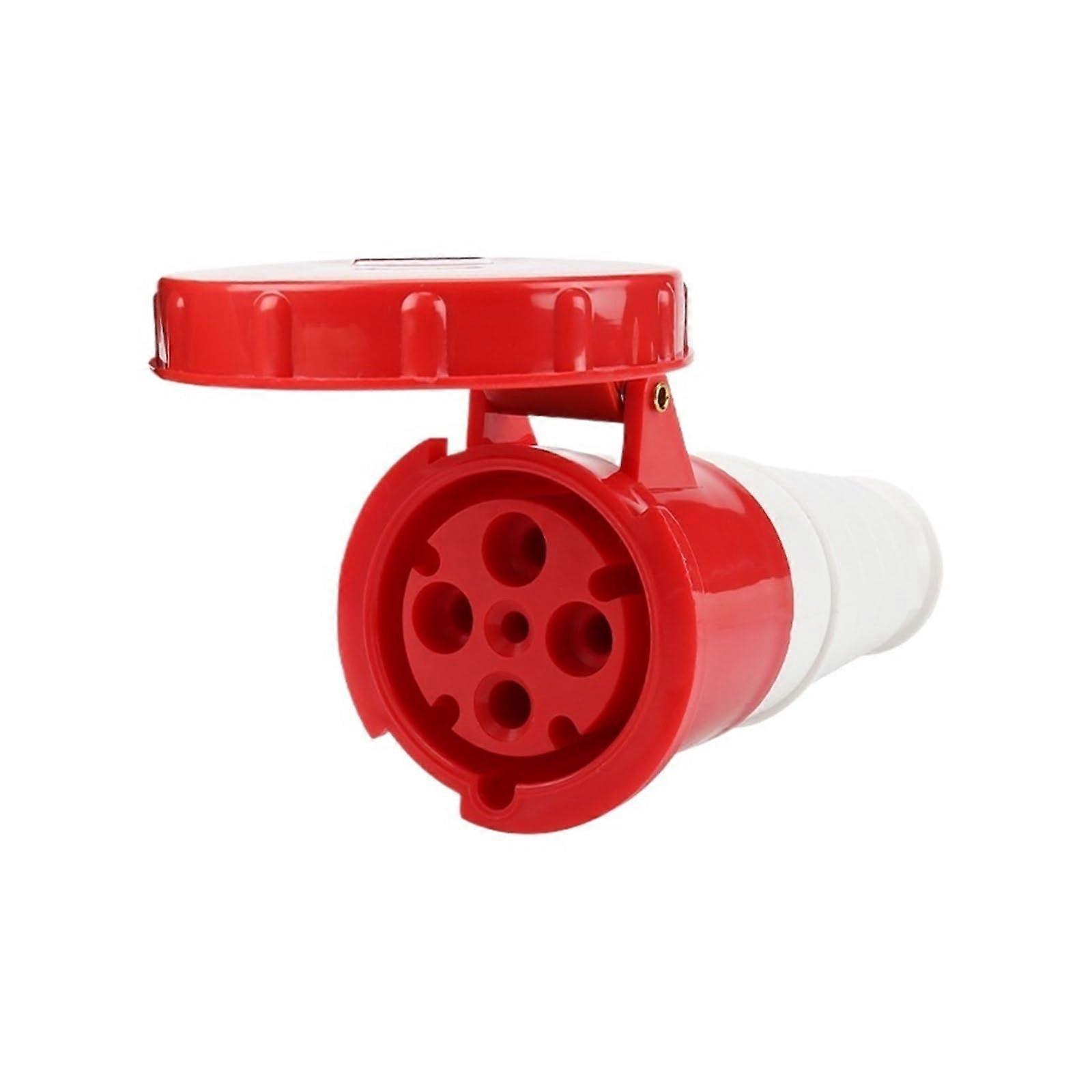 Industrial Waterproof Connector 125A 4 Pin IP44 ExplosionProof Socket Plug Heavy Duty 4 Core