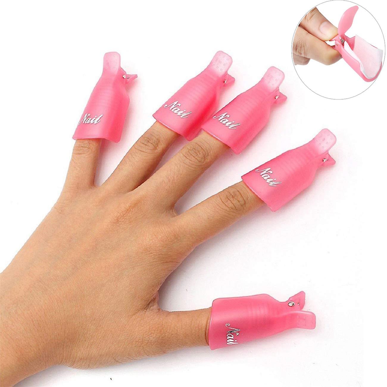 Nail Polish Remover Set Pink (two Sets) 10pcsmake Up