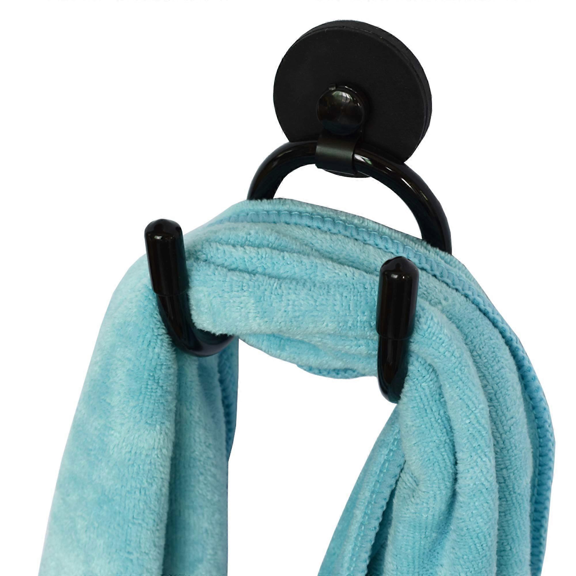 Mini Magnetic Towel Hook with Magnetic Lock, Compact Scratch Holder for Kitchen and Small Spaces