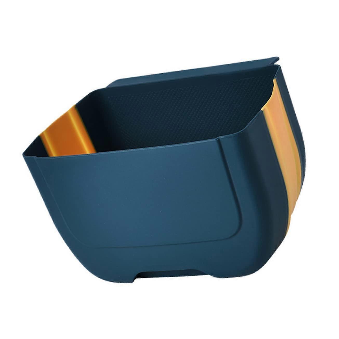 Hanging Trash Can Foldable Wall Mounted Kitchen Garbage Bin Large Capacity Easy Install for Cabinet Door