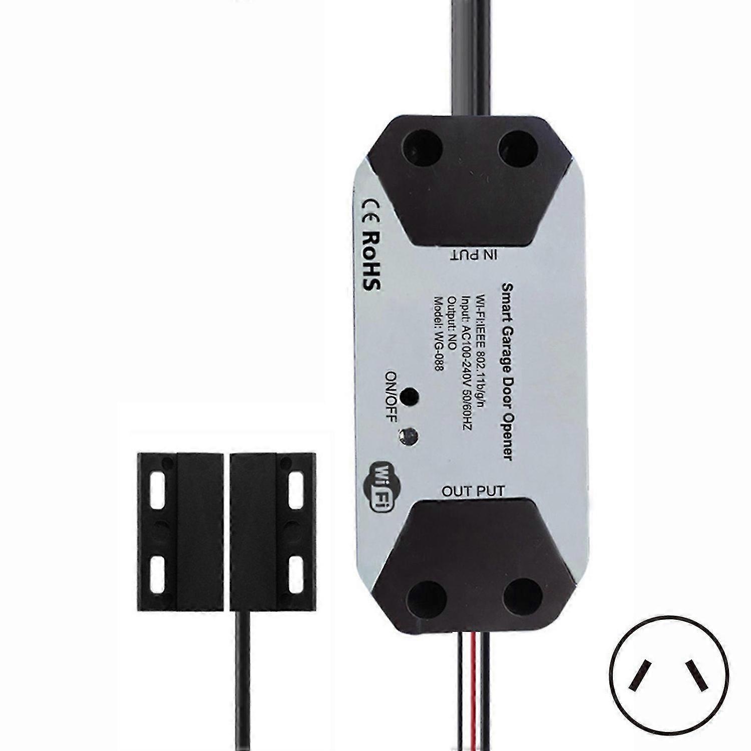 Tuya Smart WiFi Garage Door Controller - Alexa/Google Home Voice Control, Remote App & Timer