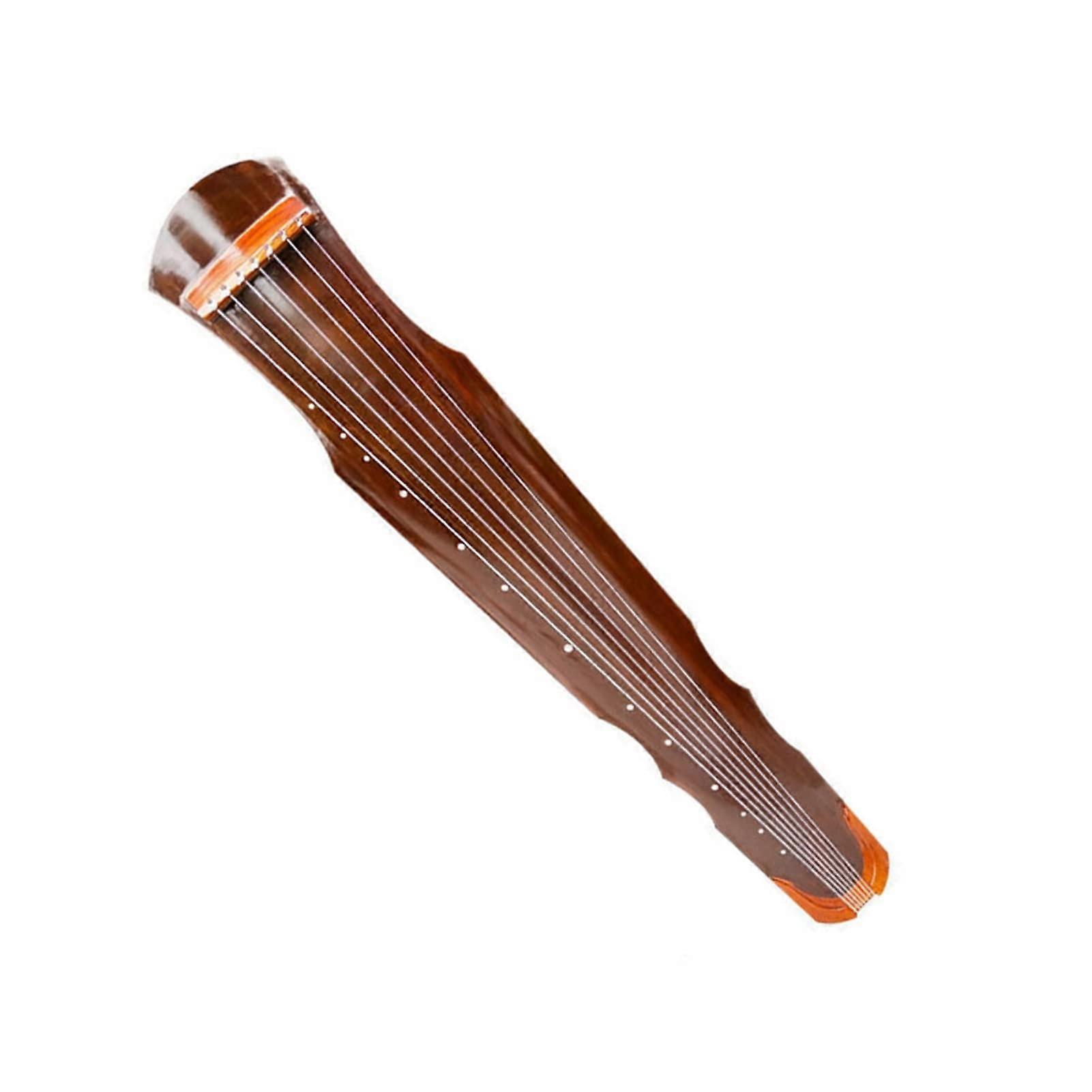 7 String Guqin Chinese Zither for Performance and Practice, Clear Sensitive Tone, Durable Wood Construction