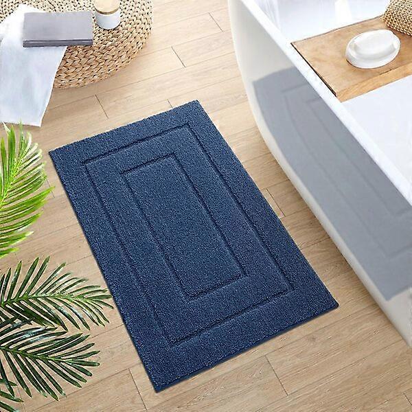 Bathroom Mat Solid Color Woven 50*80cm Home Square Carpet
