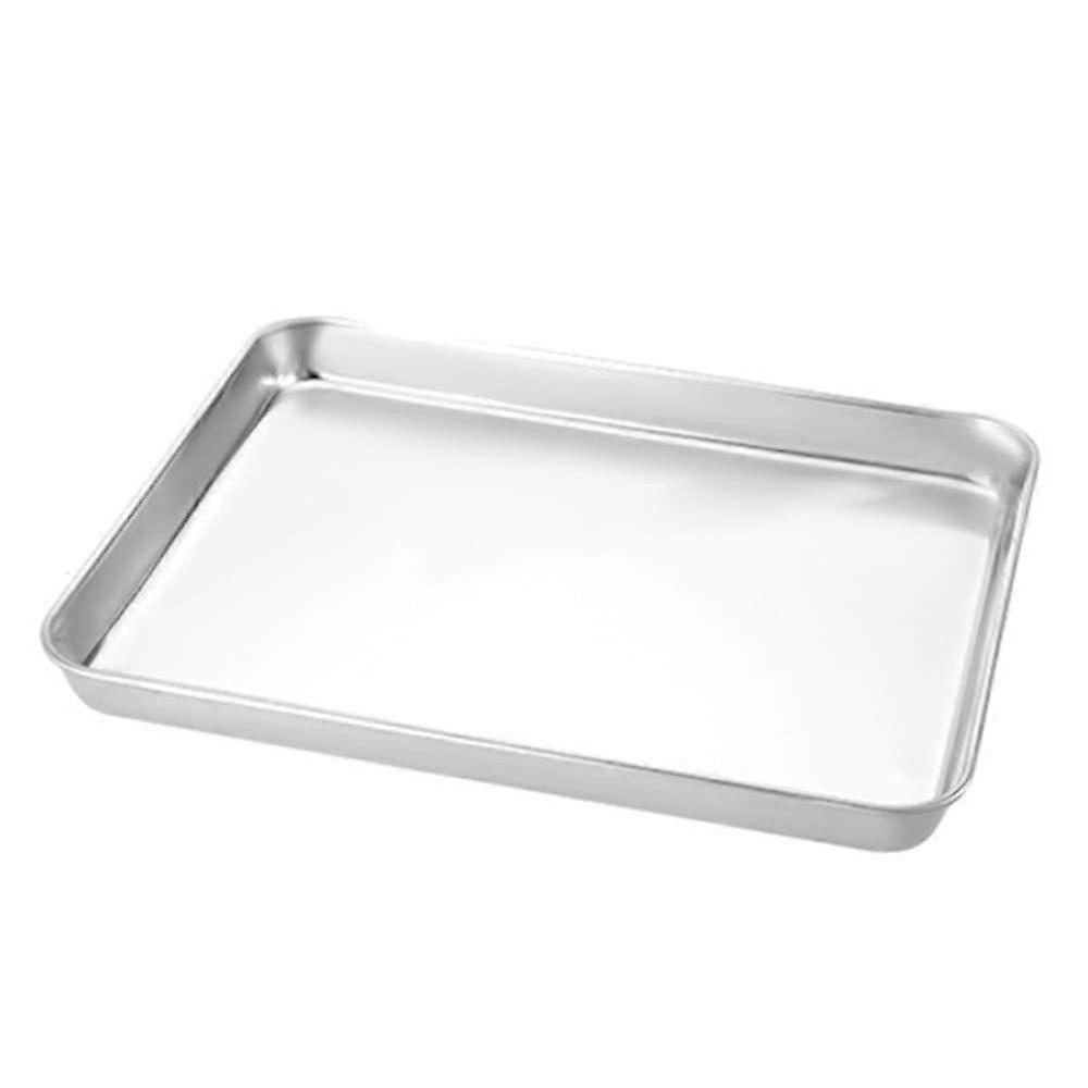 Stainless Steel Nonstick Baking Sheet Tray Easy Clean Rectangular Cookie Bakeware for Oven