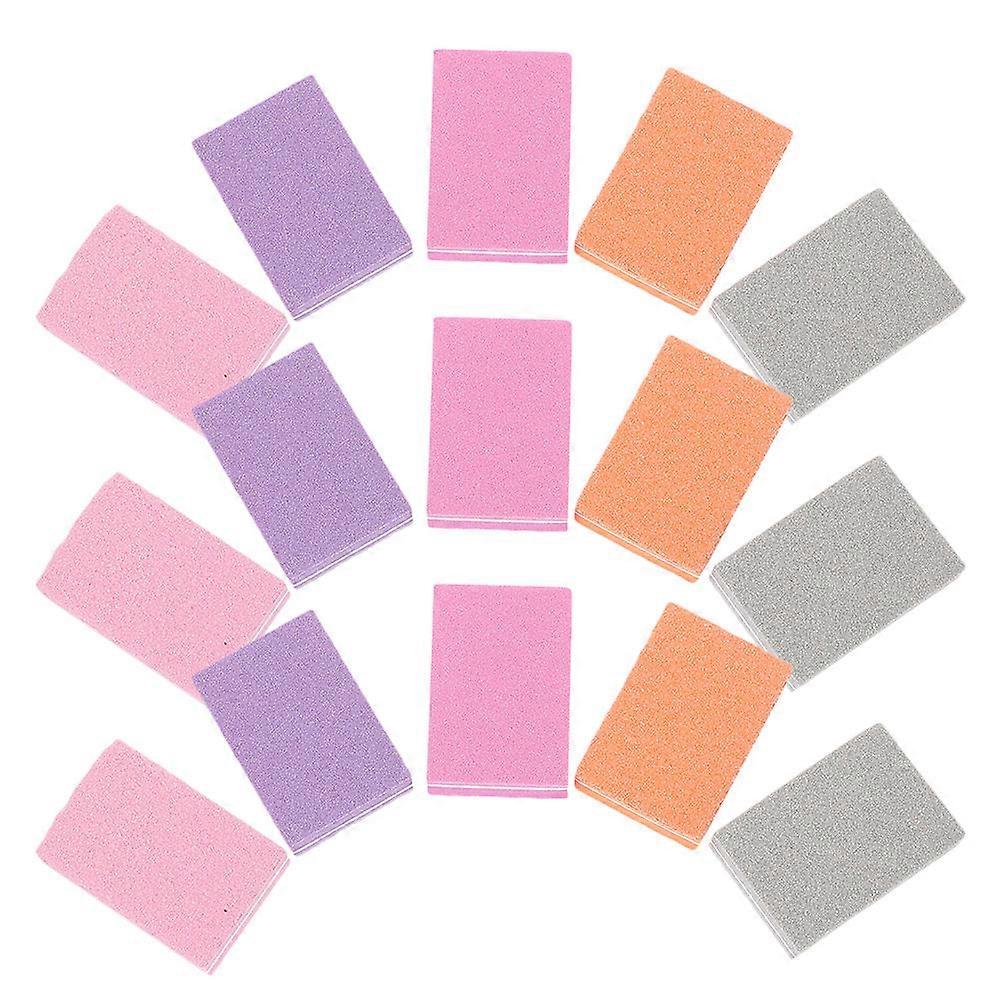Professional Nail Buffing Block Manicure Pedicure Square Shape Easy Carry 100Pcs