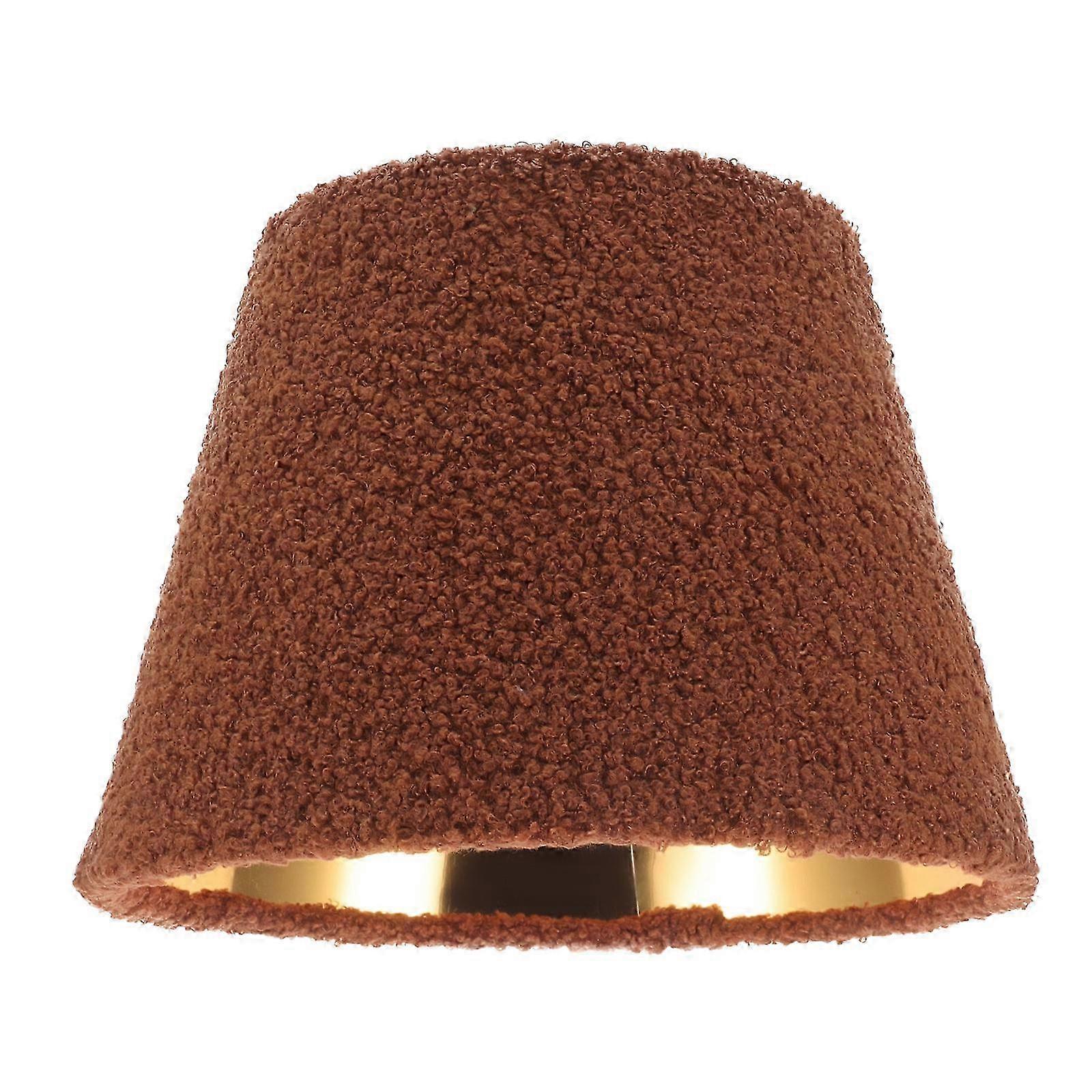 Coffee Cloth Lamp Shade for Bedroom Table Light Cover