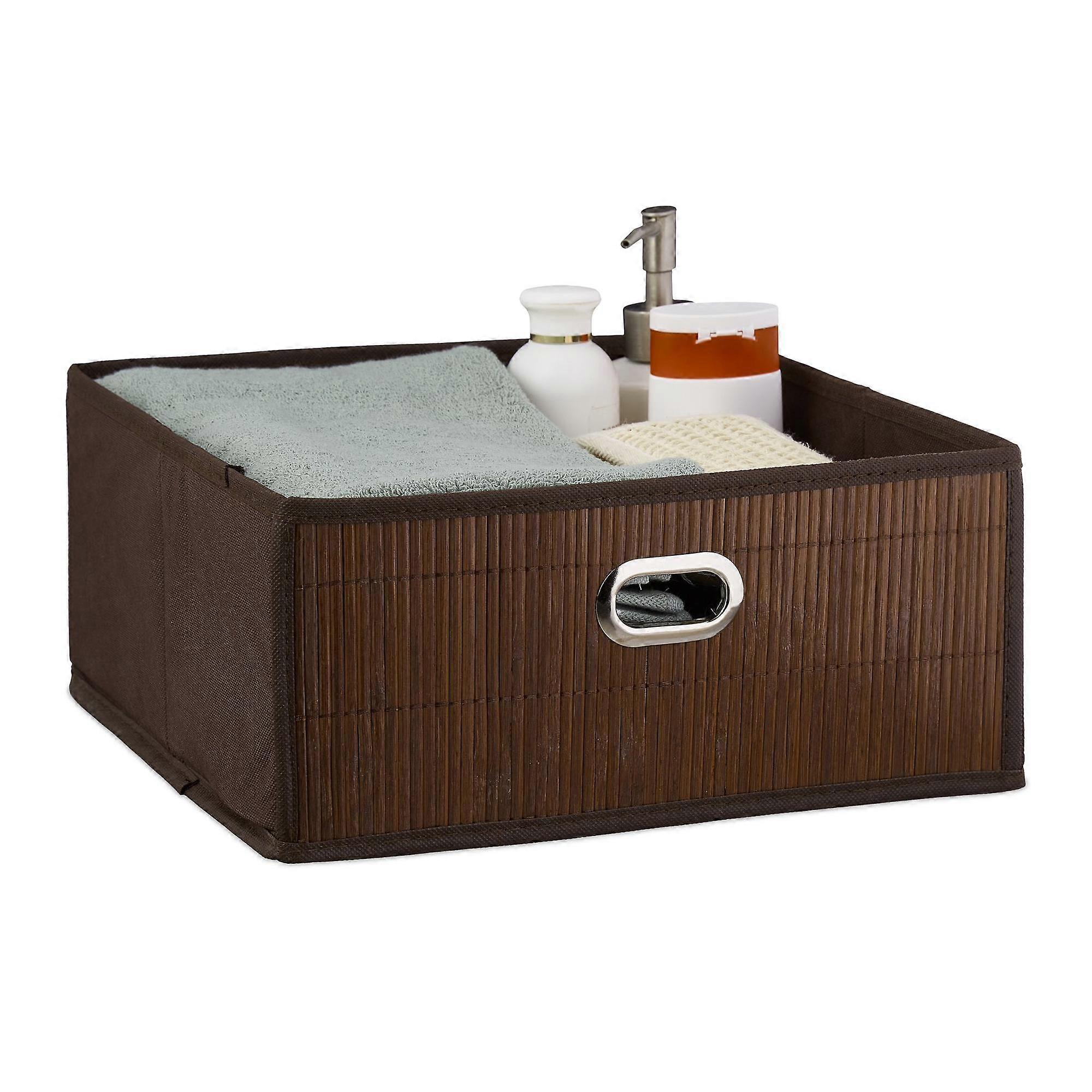 Storage basket Bamboo Flat