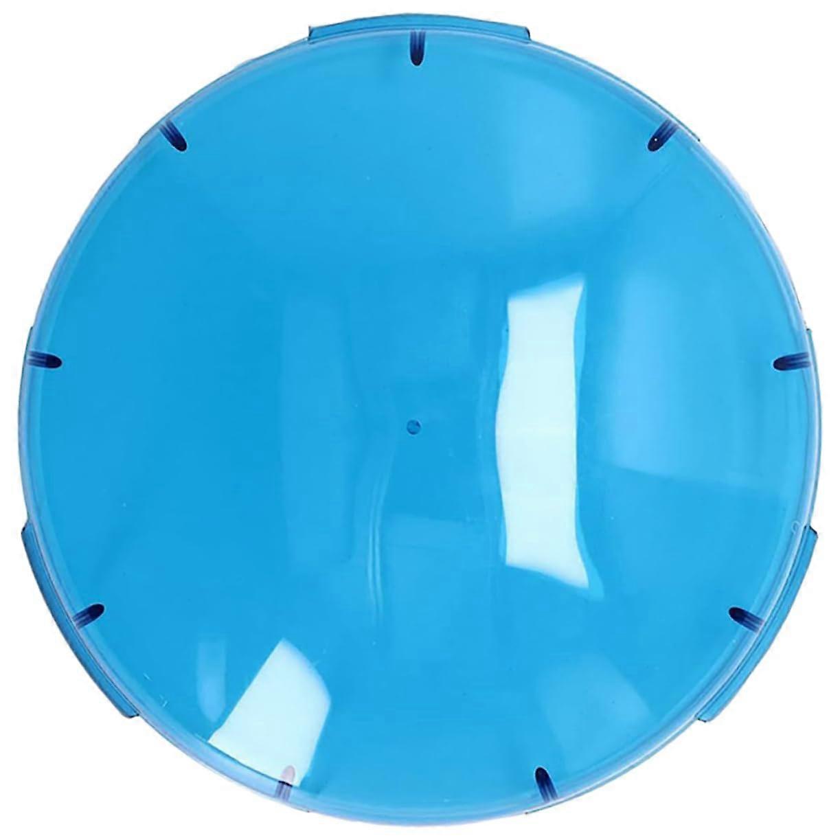 Blue PVC Pool Light Lens Cover Waterproof Snap Fit Durable Replacement for Inground Lights