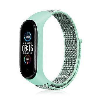 Breathable Nylon Sport Loop Replacement Wristband Strap for Mi Band 7 6 5 4 3
