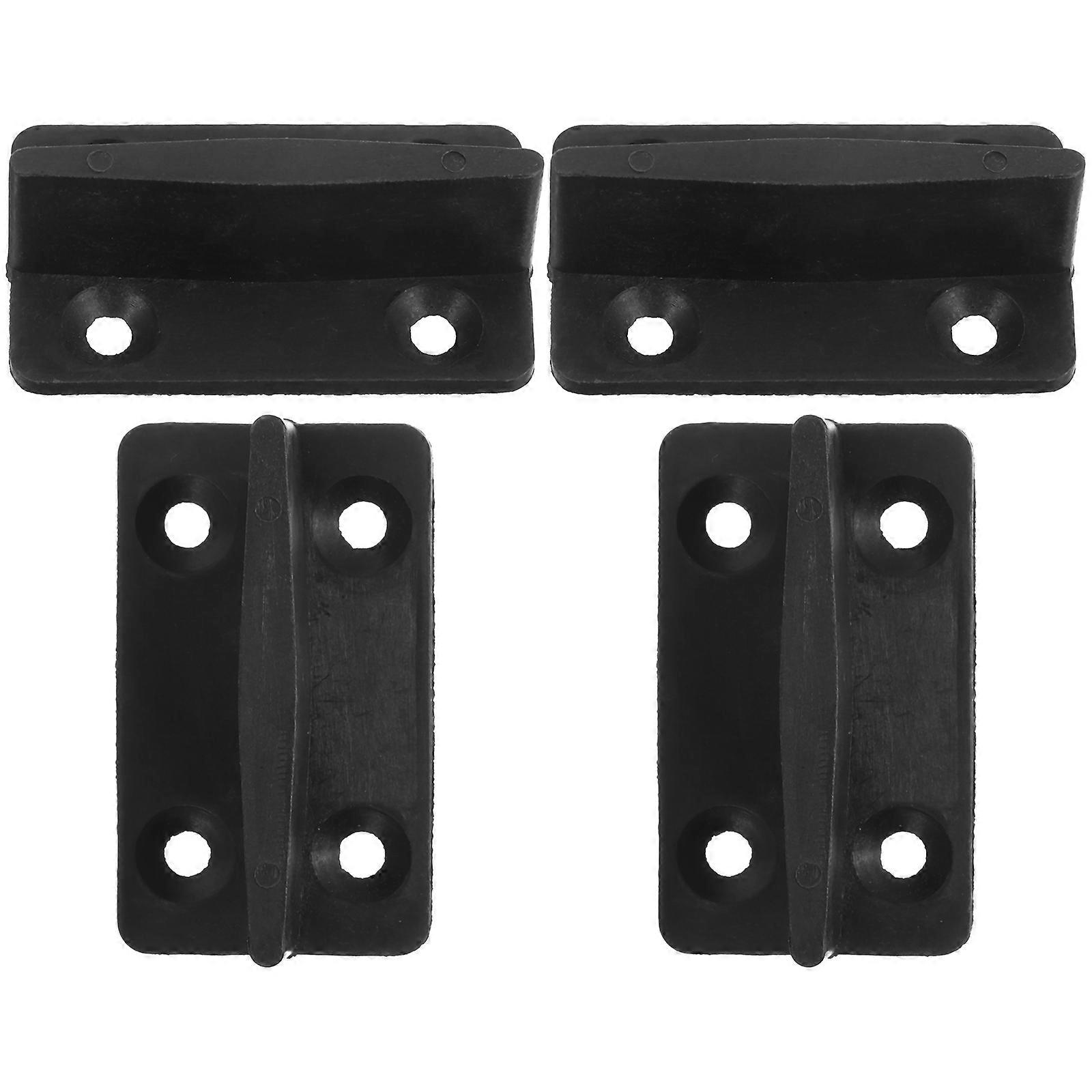 Plastic Sliding Barn Door Floor Guide for Quiet Sliding 4Pcs Kit