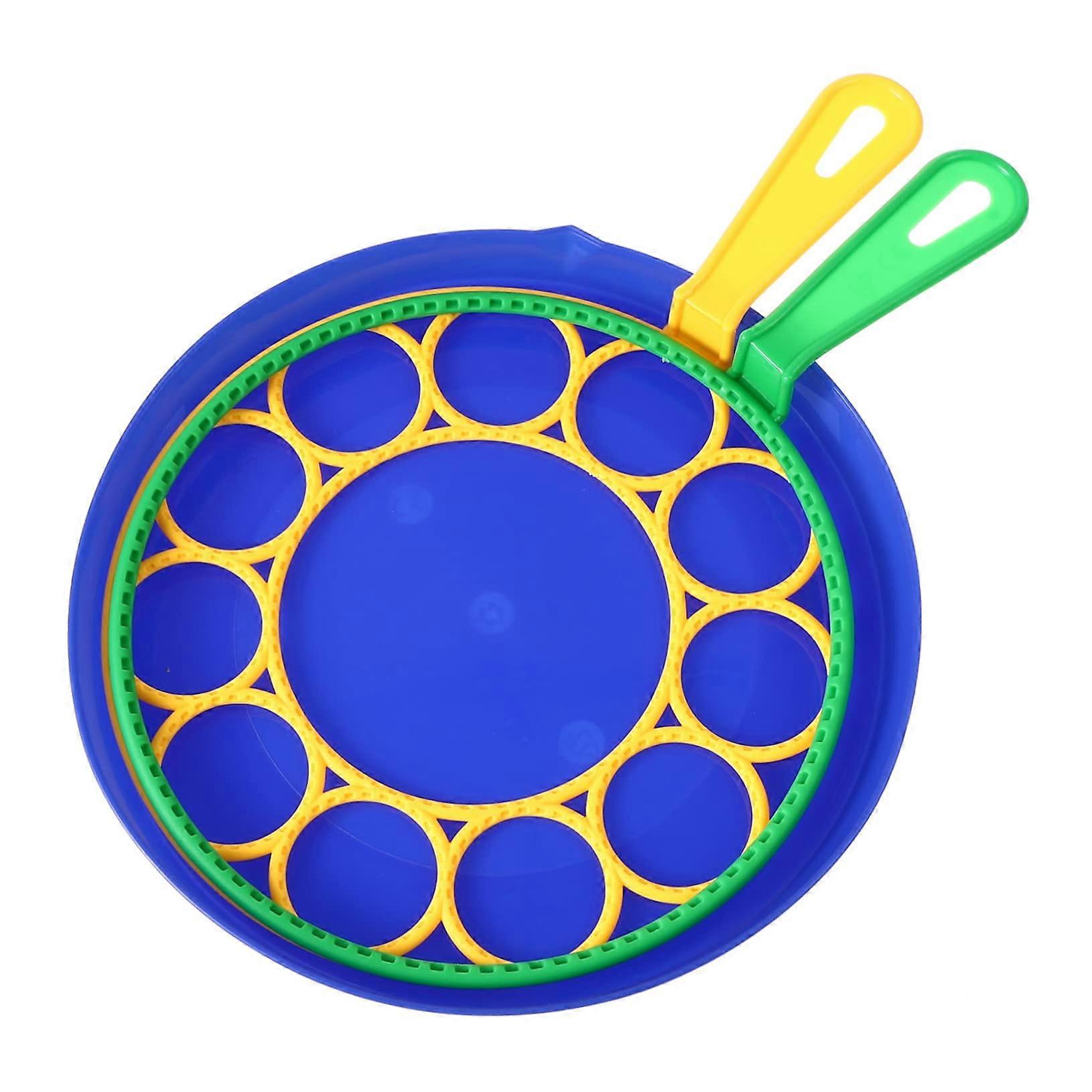 Bubble Maker Ring Set for Kids, Continuous Bubble Output, Outdoor Party Fun, Random Colors