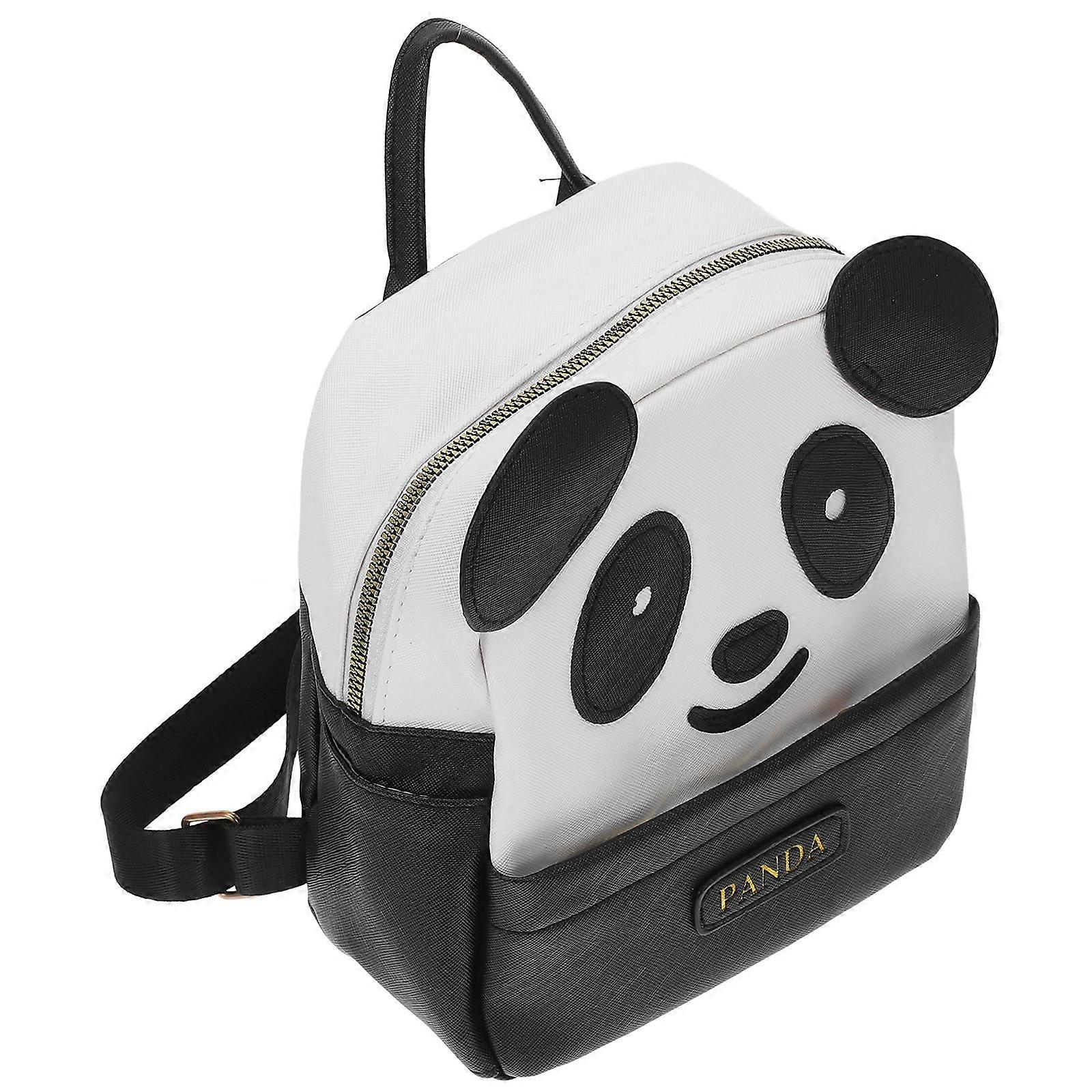 Panda Backpack Cartoon Travel Backpack Suitable for Children 1 Piece