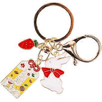 Stylish Zinc Alloy Keychain Cartoon Key Ring for Decoration