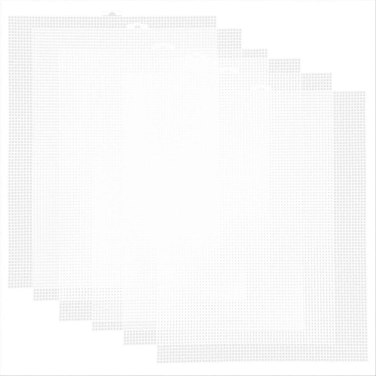 Plastic Canvas Sheets 13.4x10.4inch 2.5mm 6PCS