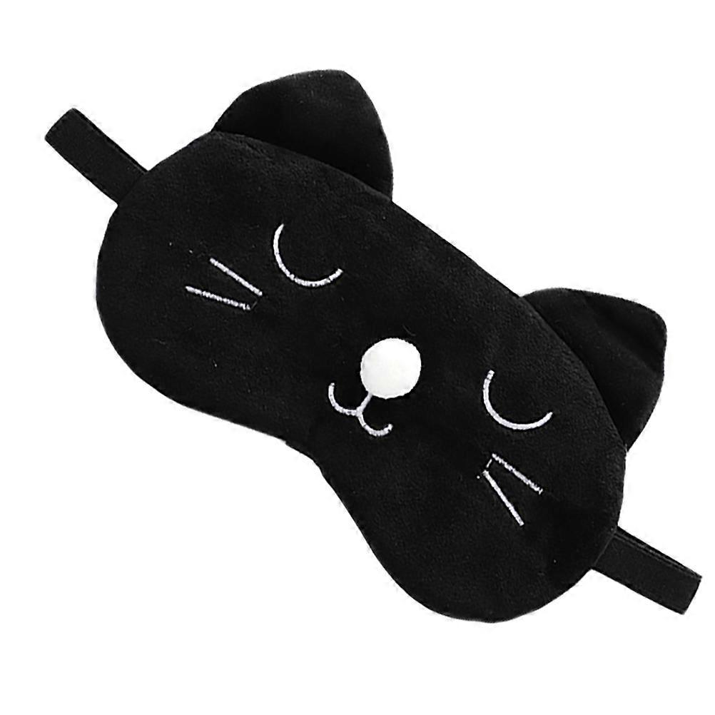 Sleeping Blindfold Mask Cartoon Cat Design for Sleeping 1Pcs