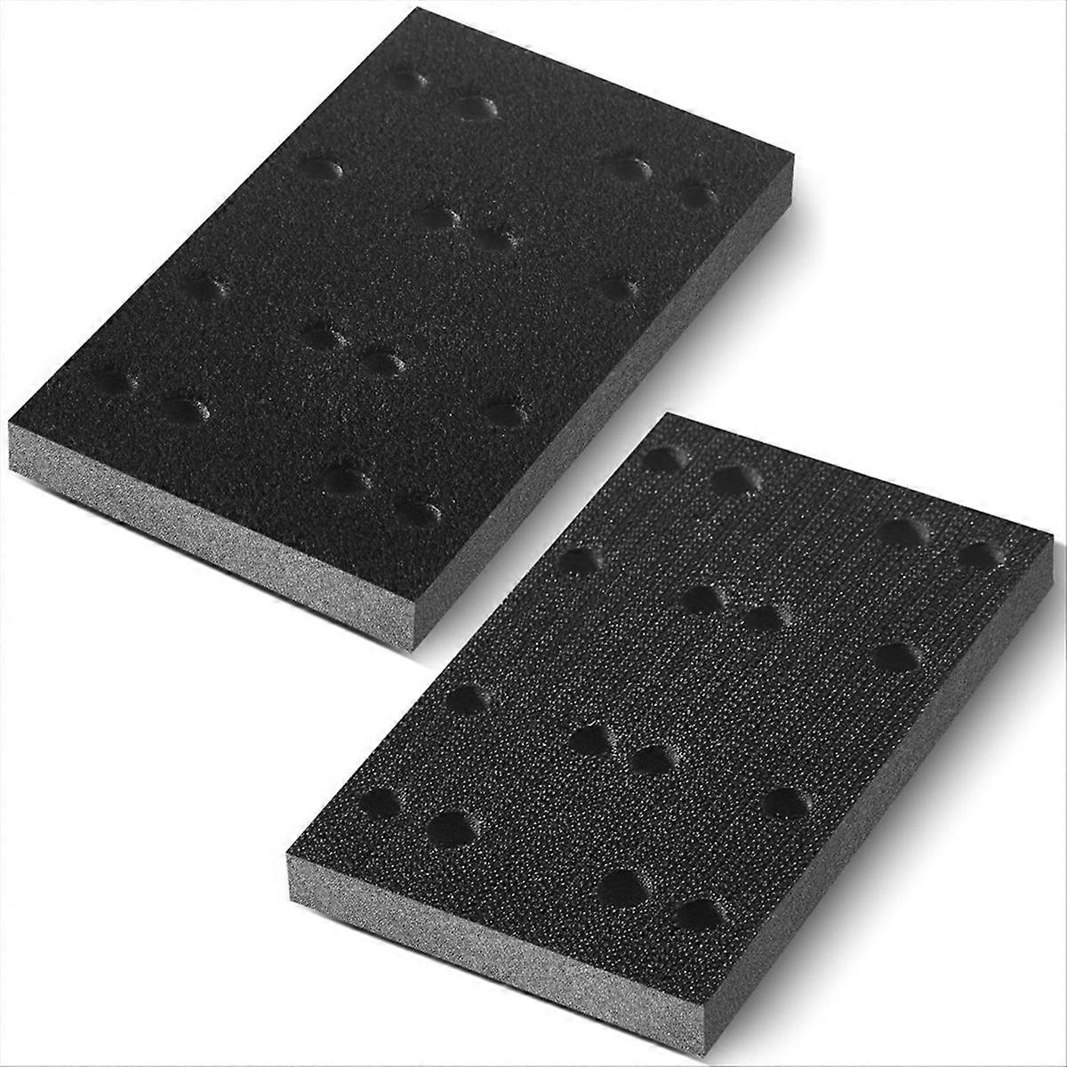 2Pcs Soft Black Foam Sanding Pads Interface Sander Backing Pad