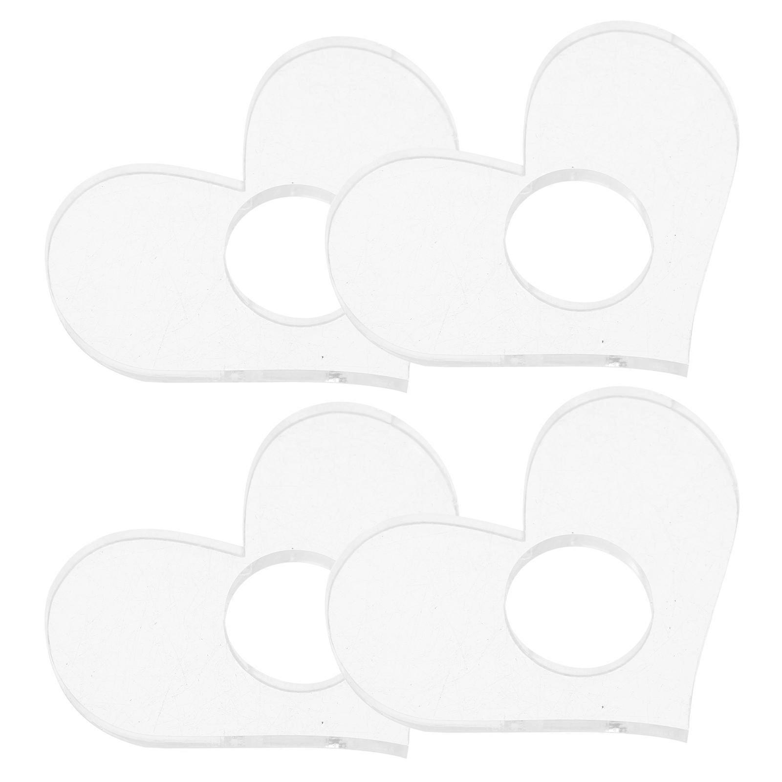 Page Holder Acrylic Thumb Book Tool for Reading Support 4Pcs