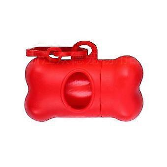 RedDog Poop Bag Dispenser with Clip & Leash, 1 Roll Included