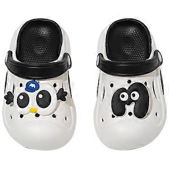 Zoccoli per bambini e bambine, sandali per bambini, scarpe estive da spiaggia, piscina, scarpe da acqua per esterni, ciabatte da doccia, bianche, 10-10,5 anni