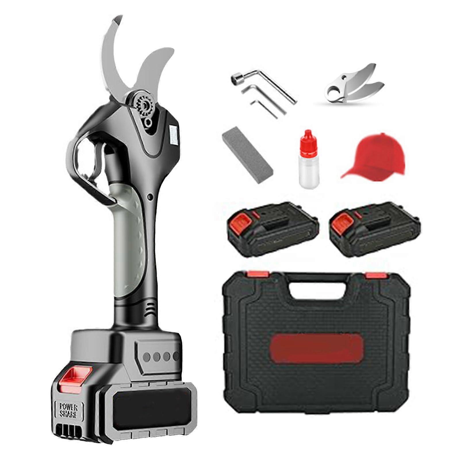 Cordless Electric Pruning Shears for Garden Trees, Fast Pruning and Clean Precise Cuts