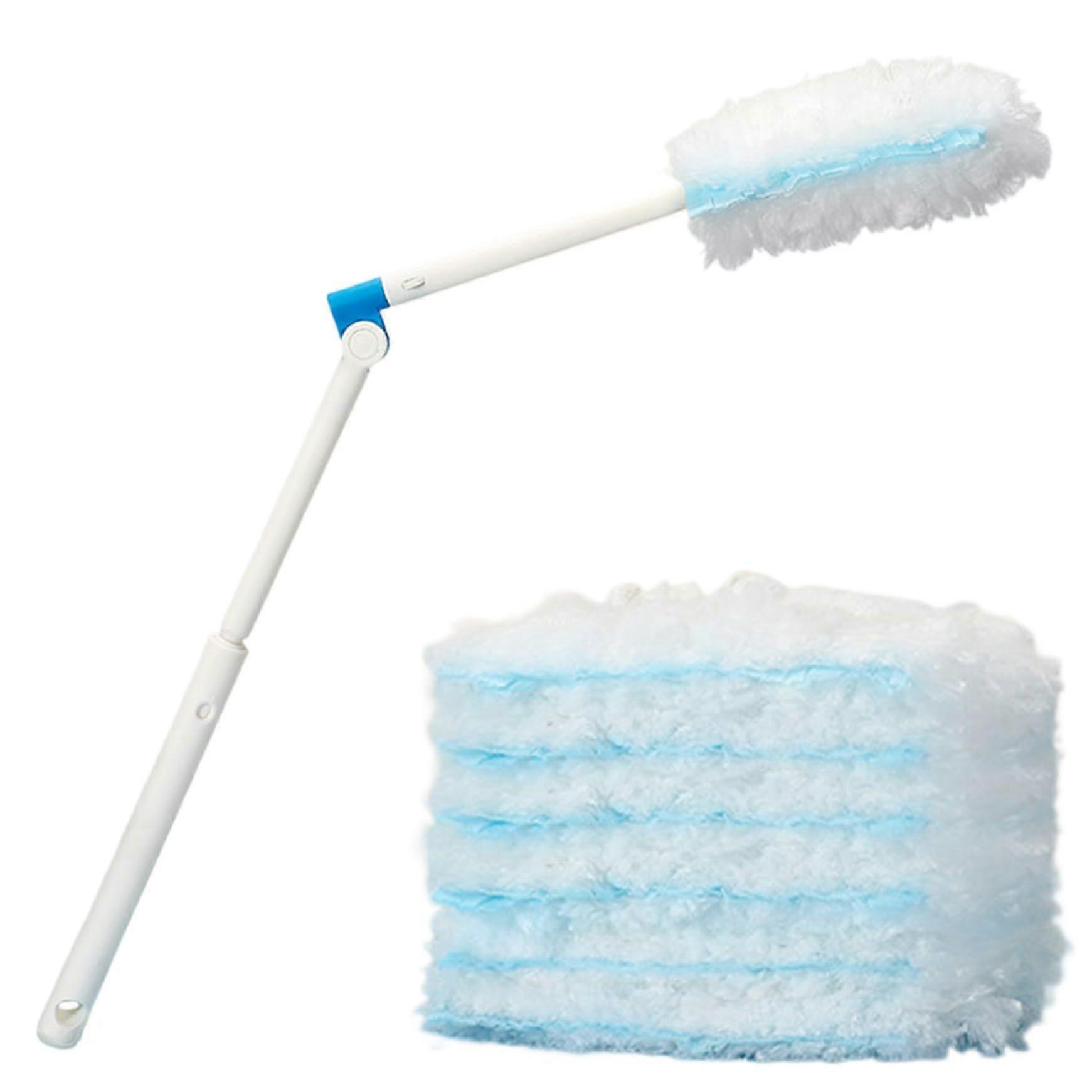 Electrostatic Duster with 6 Disposable Refills, Extendable Long Handle for MultiSurface Home Cleaning