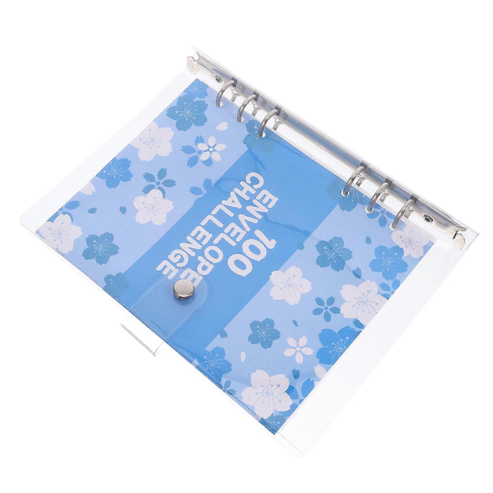 Money Organizer Loose-Leaf Budget Binder with Saving Challenge Function 4Sets