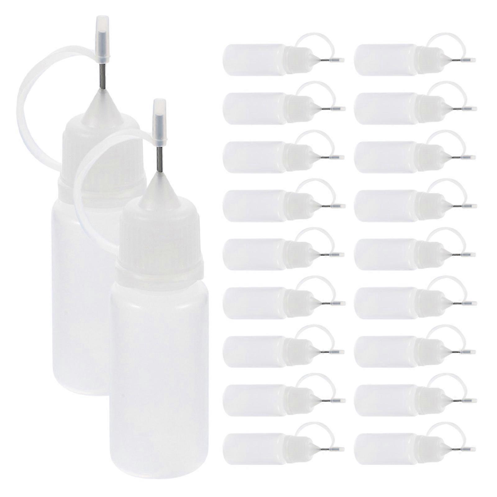 Glue Application Bottles with Needle Tip for DIY Use 40Pcs