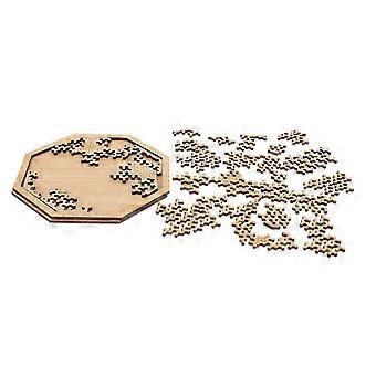 Adult Difficulty Puzzle Toy 2Sets Wooden Puzzle Toy for Meditation and Fun