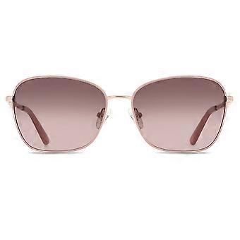 Guess GU7884 74F Vollrand-Sonnenbrille für Damen, quadratisch, Roségold, UV3 Original