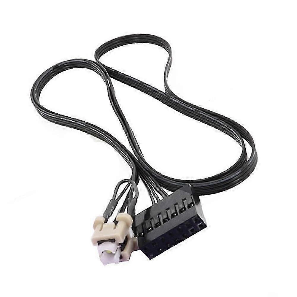 Computer Chassis 14Pin Reset Power Switch Cable with on Off Button compatible with Lenovo E73 E74 A4600K