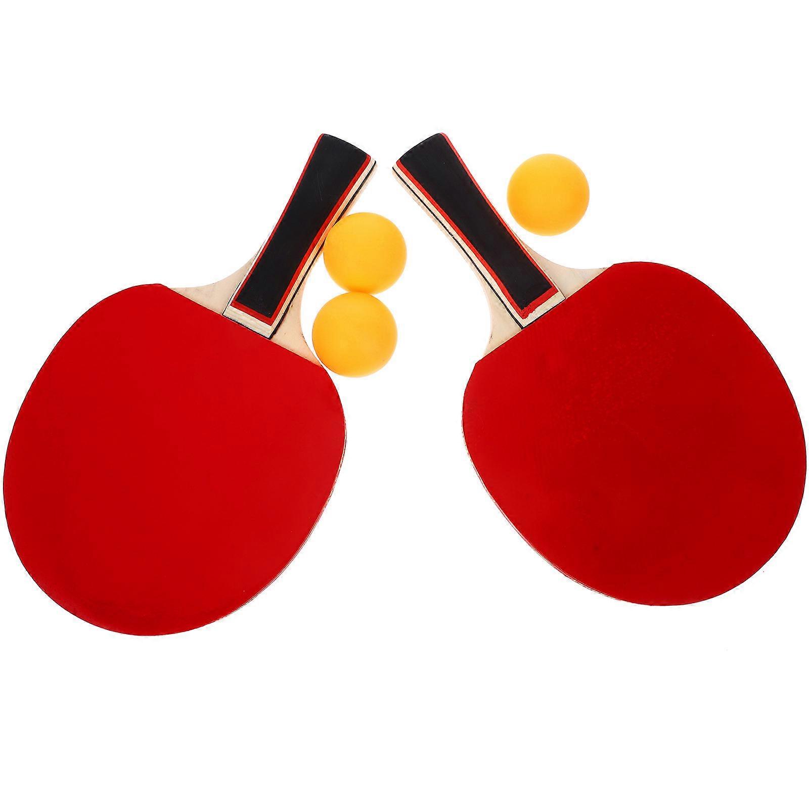 Table Tennis Paddle Set Beginner Table Tennis Racket for Training 4Sets