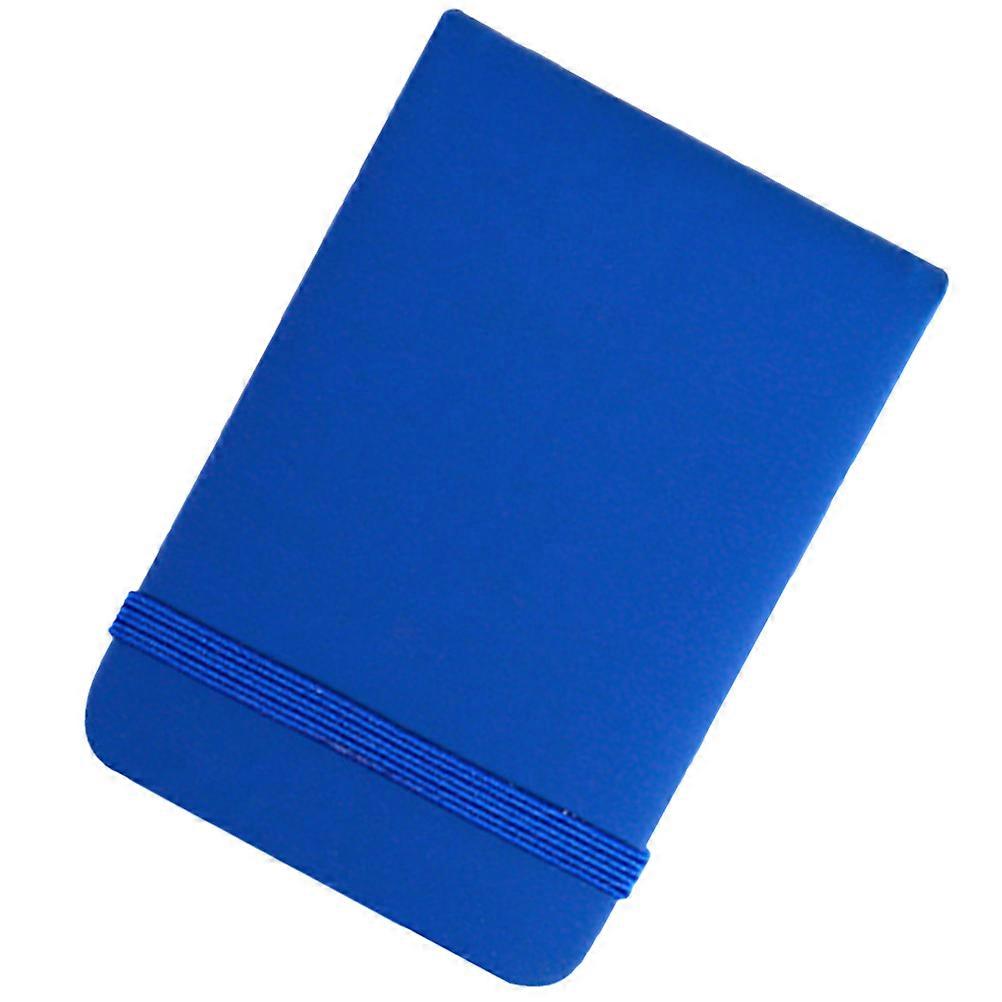 Pocket Notepad Paper Notebook for Recording with Blue Cover