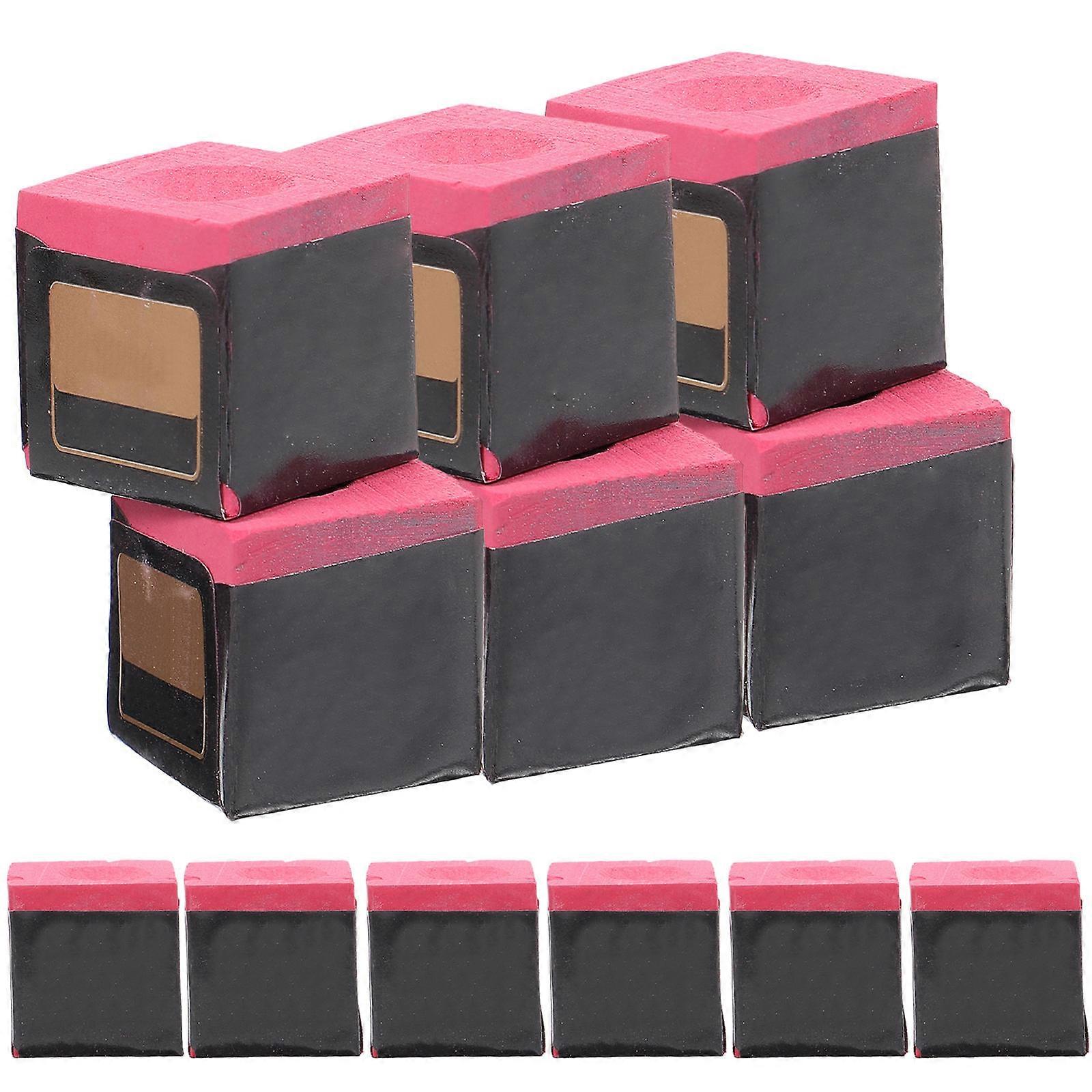 Pool Chalk Cubes for Billiard Cue Use 24Pcs Table Accessory