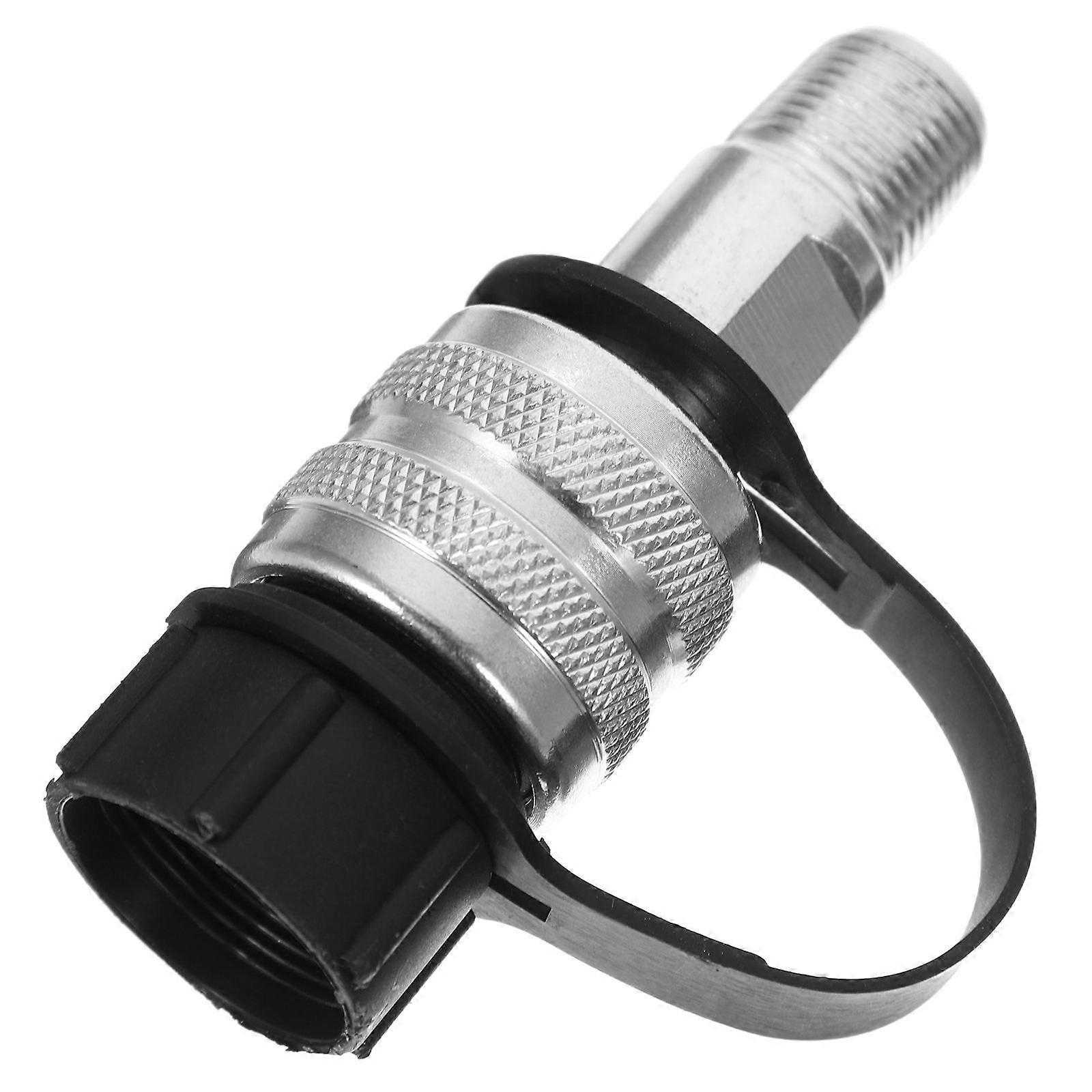 Hydraulic Quick Connect Coupler Durable Steel Pipe Fitting with Dust Cap