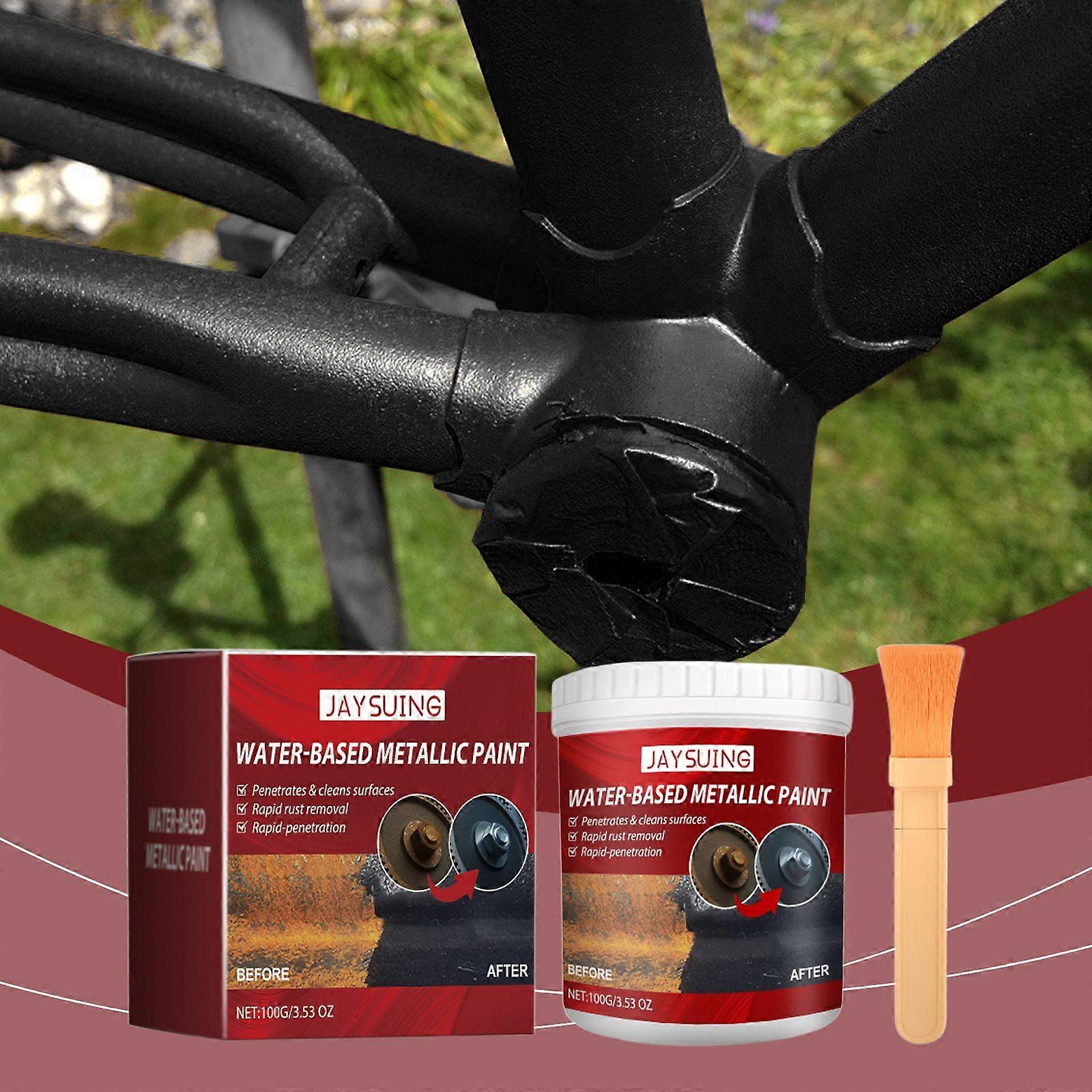 Water-Based Metallic Rust Remover Paint, Fast-Acting Anti-Rust Coating