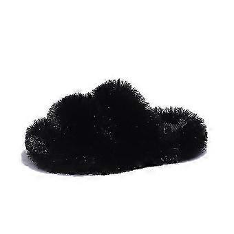 White Outside Kids Cotton Slippers