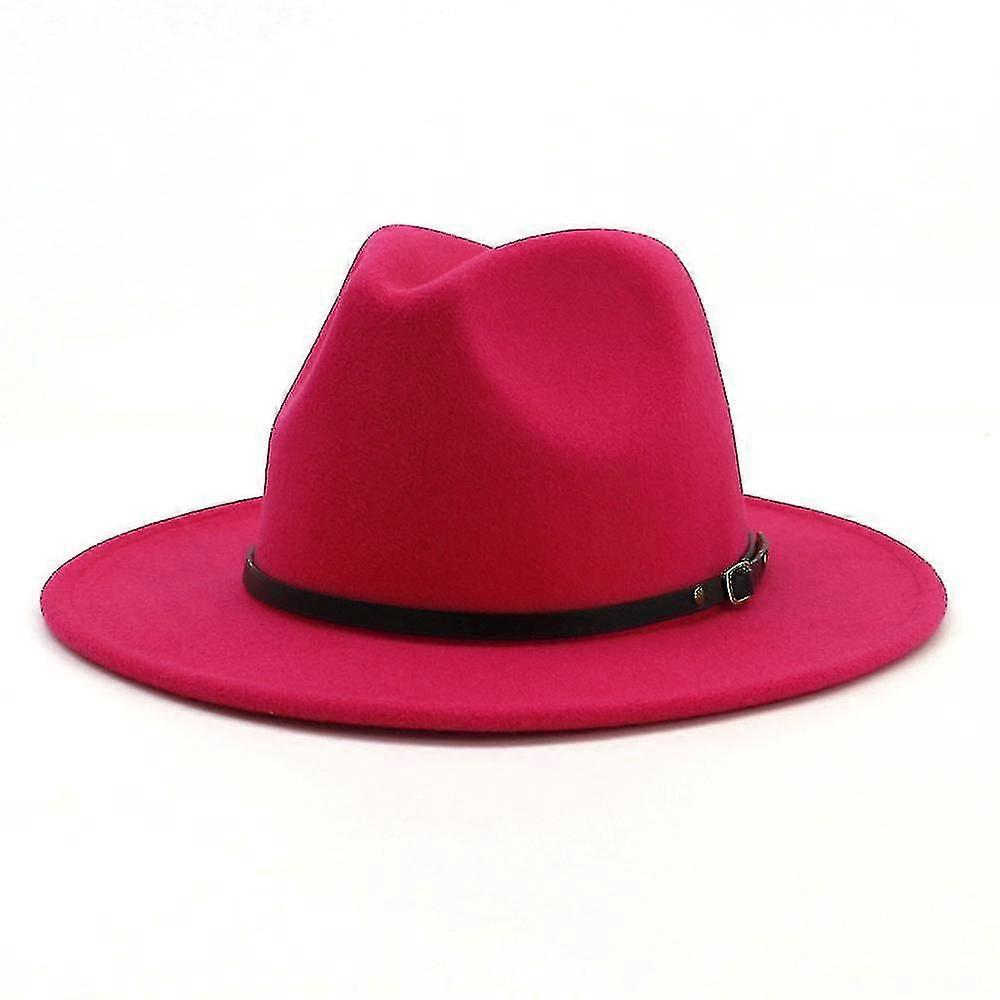 Frauen oder Männer Wollfilz Fedora Hut