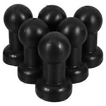6pcs Mini Trampoline Leg Cap Tips Plastic Caps For Trampoline Chair Leg Replacement Pipe Protectors