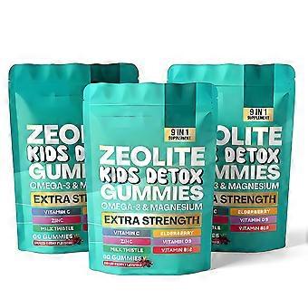 3X Zeolite Chewable Gummies -Nutritious Gels & Tasty Chews 60 Count_HZ3
