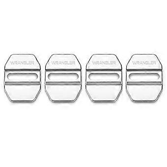 4Pcs Car Door Lock Cover Car Styling Door Lock Protective Cover for Jeep Cherokee Commander Compass Wrangler