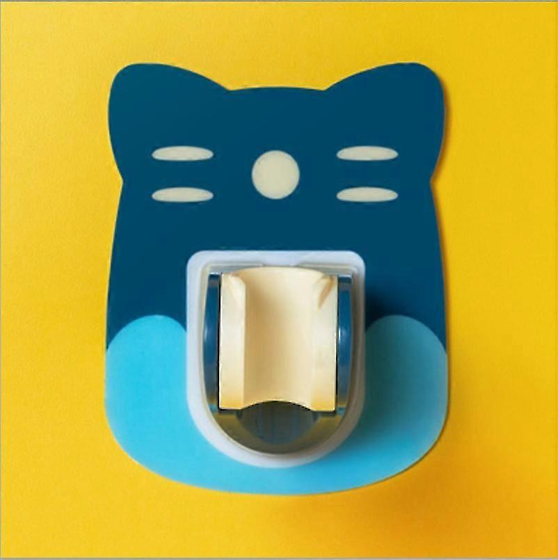 Badezimmer-Cartoon-Duschhalter, Blau