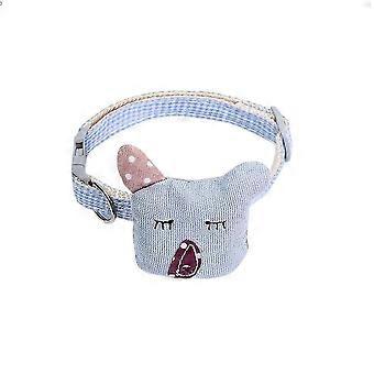 Veeki Pet Cat Collar Two-color Fish Dog Collar Pet Supplies Suitable For Small And Medium Dogs, Cats And Cats Jewelry (1.5 Small)