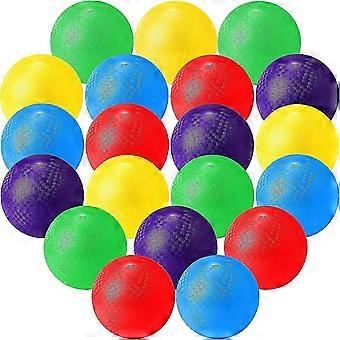 20 Pcs 6 Inch Playground Balls, Colorful Textured PVC Dodgeball Kick Balls for Kids Adults Outdoor Group Games