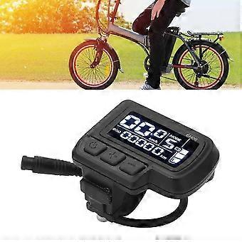 ZY6 EN06 LCD Bike Display Meter Speedmeter with Light Connector 6pin Waterproof Wire 24V 36V 48V 60V Electric Bike Display Panel for 22.2mm Handlebar