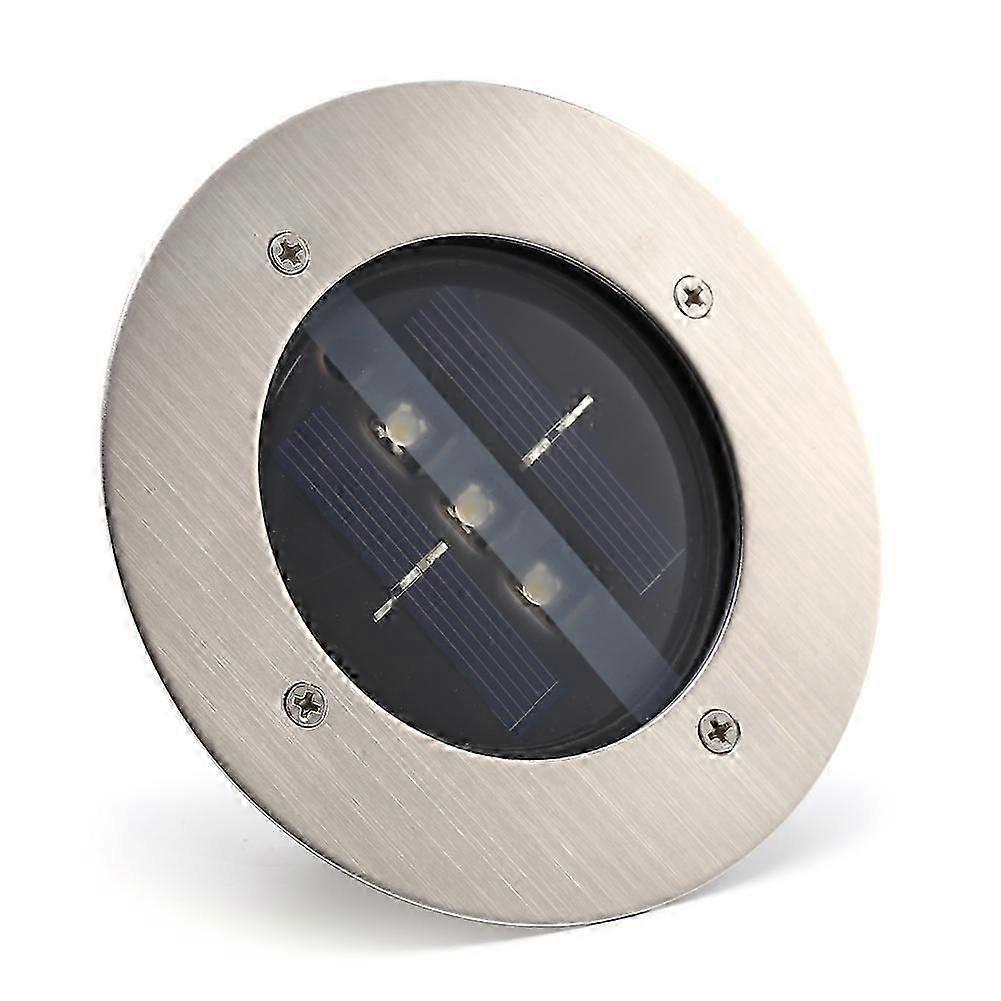 Solar Powered LED Underground Buried Light for Garden Pathway and Decking